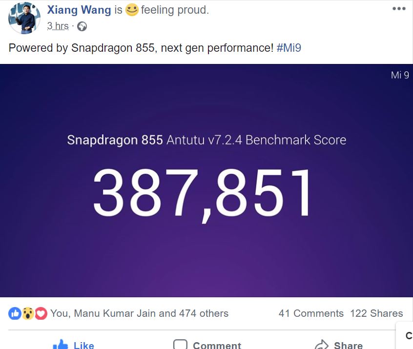 Xiaomi Mi 9 AnTuTu Puanı Açıklandı (Galaxy S10 Plus'a Büyük Rakip) 