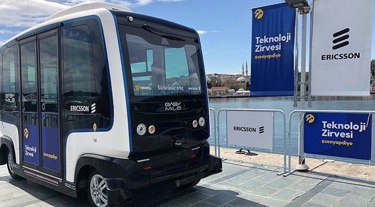 Turkcell Ziyaretçileri Ericsson ile Sürücüsüz Aracı Deneyimleyecek 