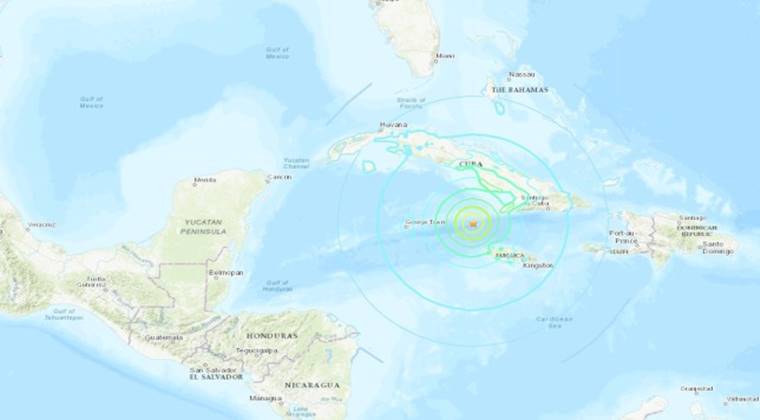 Küba ve Jamaika'da 7.7'lik Büyük Deprem Meydana Geldi 