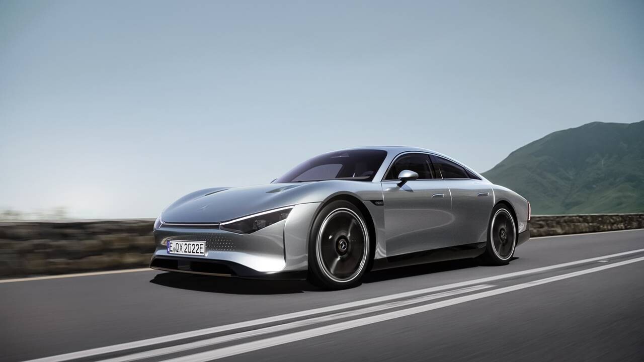 Mercedes'ten Yeni Elektrikli Otomobil: VISION EQXX 