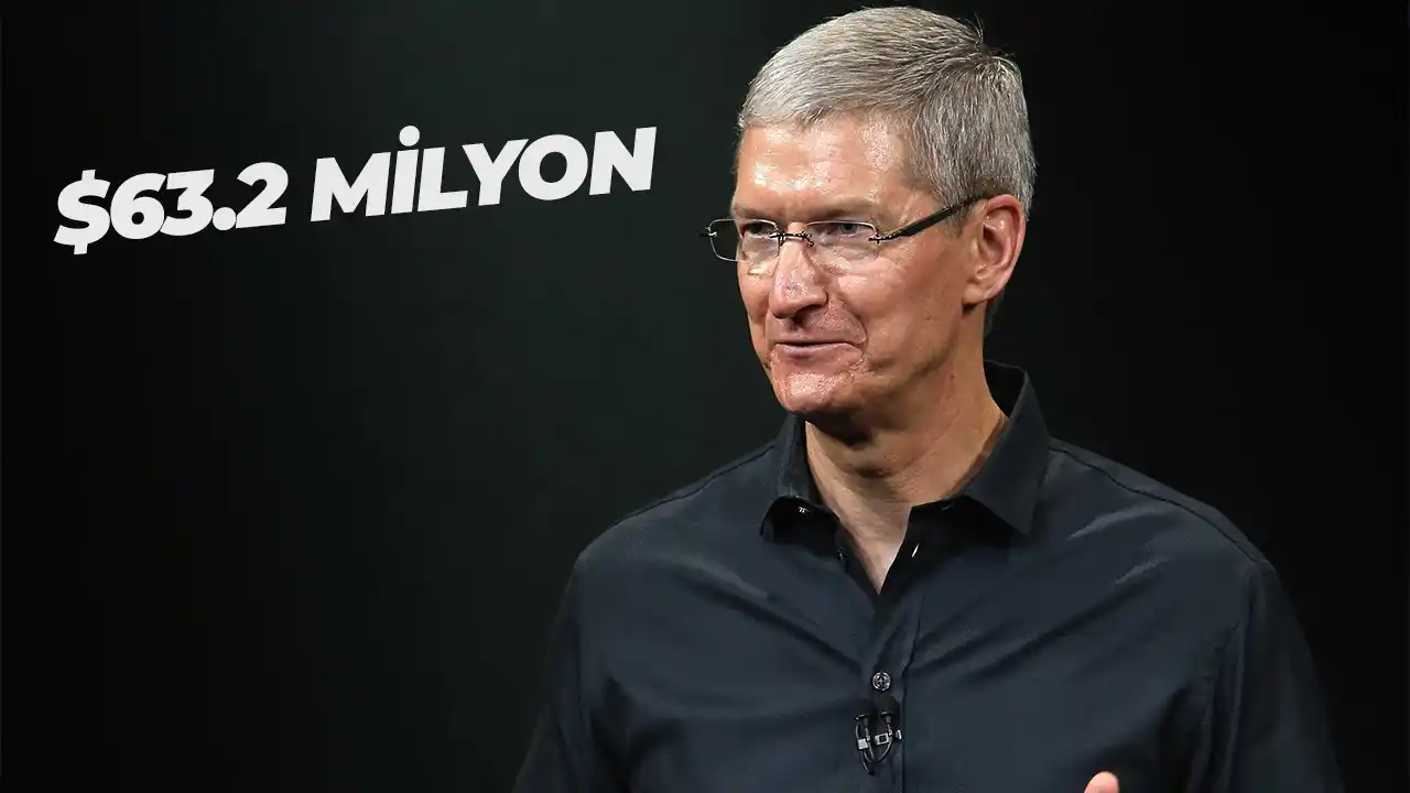 Apple, CEO Tim Cook'a 2023'te 63,2 Milyon Dolar Ödeme Yaptı 