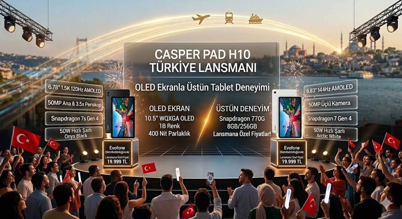 Casper PAD H10: OLED Ekranla Üstün Tablet Deneyimi 15 Casper PAD H10: OLED Ekranla Üstün Tablet Deneyimi