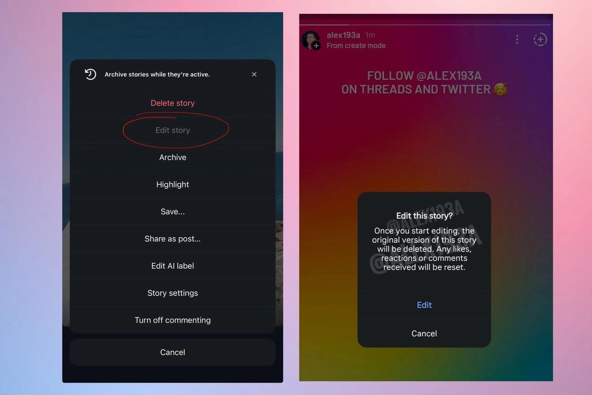 Instagram'da Hikâyeleri Silmeden Düzenleme Dönemi Başlıyor! 12 Instagram'da Hikâyeleri Silmeden Düzenleme Dönemi Başlıyor!