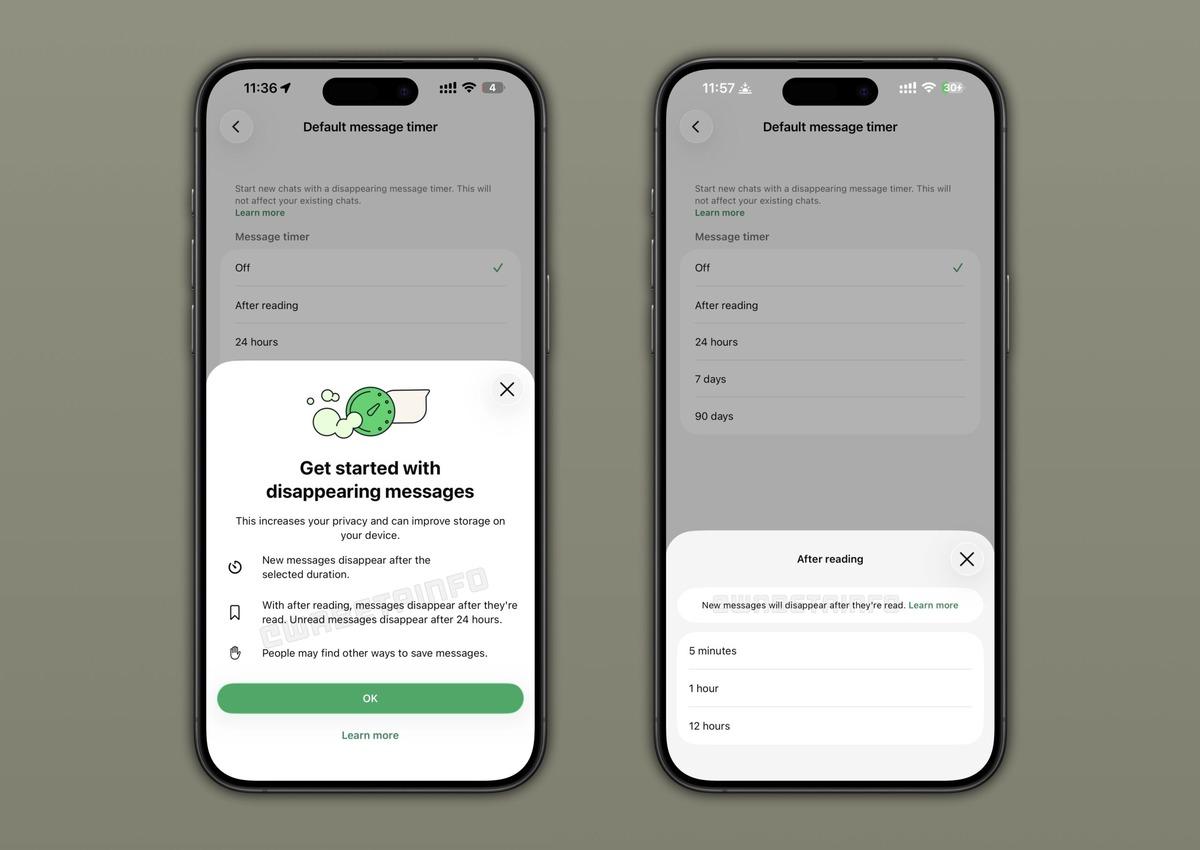 WhatsApp'ta Mesajlarınızı Okunduktan Sonra Silinmesi Artık Mümkün 13 WhatsApp'ta Mesajlarınızı Okunduktan Sonra Silinmesi Artık Mümkün