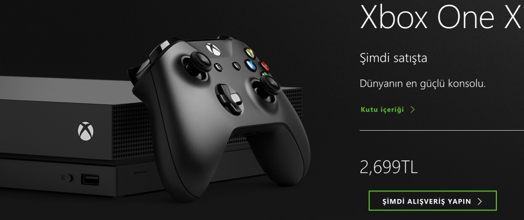 Xbox One X Türkiye'de Satışa Sunuldu 