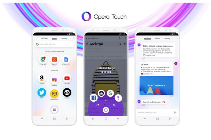 Android İçin Opera'dan Yeni Tarayıcı  