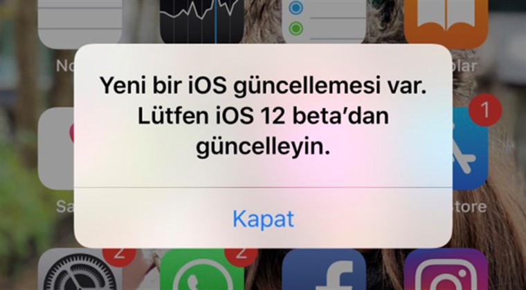 iOS 12 Beta Hatalarla Devam Ediyor! 