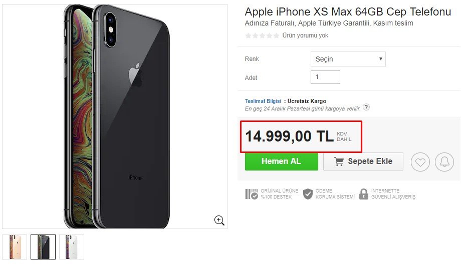 iPhone Xs ve iPhone Xs Max Türkiye'de Satışa Sunuldu (Fiyatlar Ne Durumda?)  