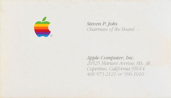 Steve Jobs'ın Kartviziti Rekor Fiyata Satıldı  