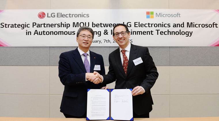 LG, Microsoft ile Bir Ortaklık Başlattı 