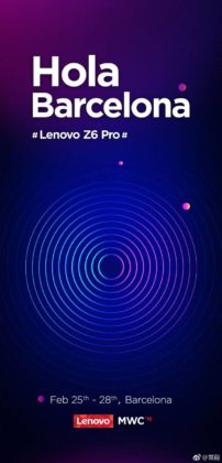 Lenovo Z6 Pro MWC 2019'da Tanıtılacak! 