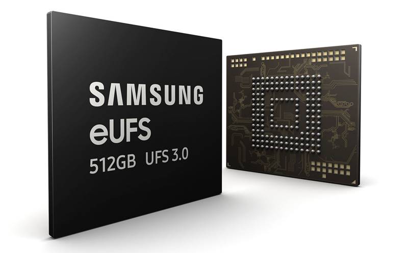 Samsung, İlk 512GB eUFS 3.0’ın Seri Üretimine Başladı 