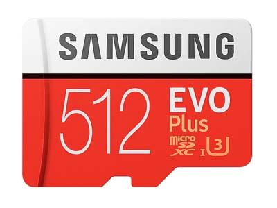 Samsung, 512 GB'lık Yeni MicroSD EVO Plus'ı Tanıttı 