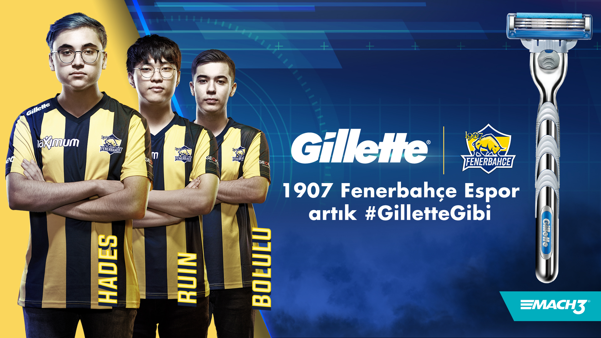 1907 Fenerbahçe Espor Şimdi #GilletteGibi! 