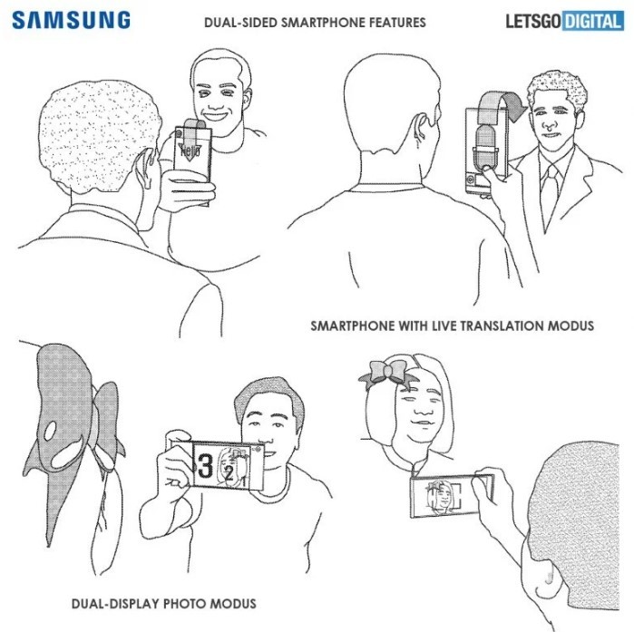 Samsung'dan Yeni Telefon Patenti: Sargı Ekranlı Telefon 