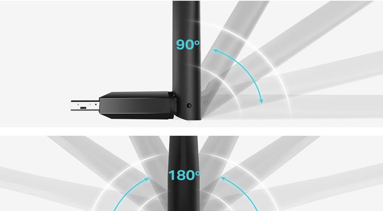 TP-Link'ten Güçlü Antenli WiFi USB Adaptör 
