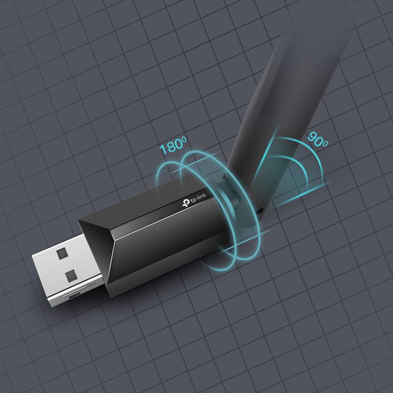TP-Link'ten Güçlü Antenli WiFi USB Adaptör  