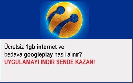 Turkcell Bedava İnternet Nasıl Alınır?  