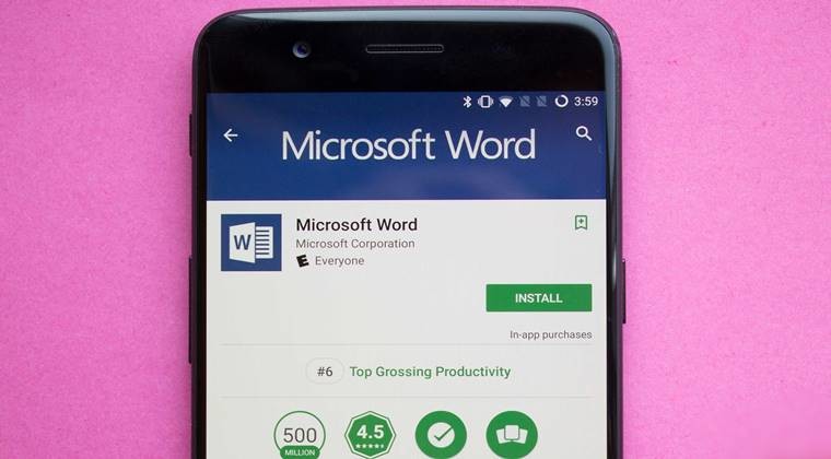 Microsoft Word Android'de Rekor İndirme Elde Etti! 