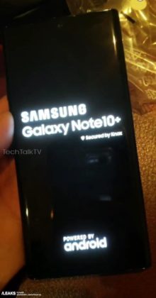 Samsung Galaxy Note 10+ Çalışırken Net Şekilde Sızdırıldı 