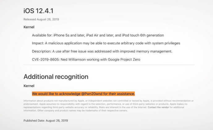 Önemli Açığı Kapatan iOS 12.4.1 Güncellemesi Yayınlandı 