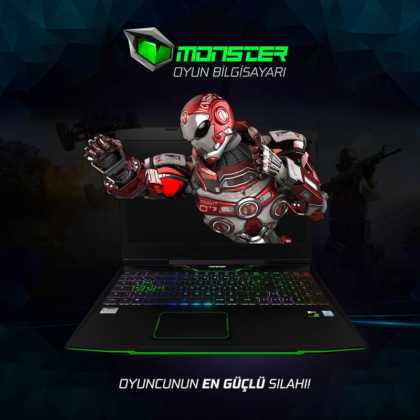 Monster Oyuncu Bilgisayarı Modelleriyle Siz de Bir İnternet Fenomenine Dönüşün  