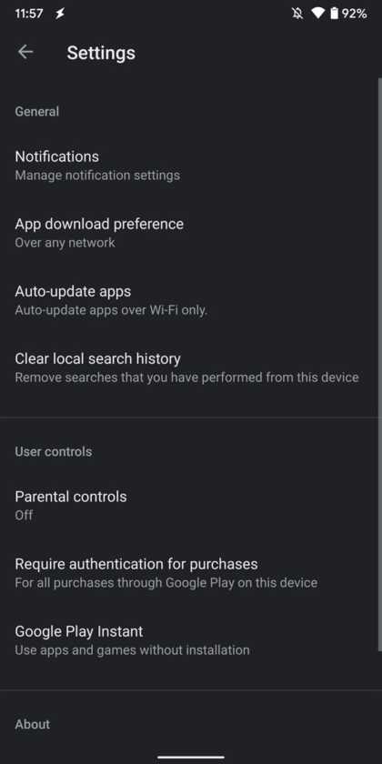 Google Play Store İlk Defa Karanlık Mod İle Gözüktü! 