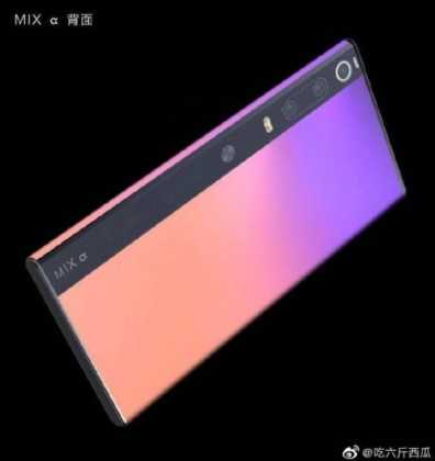 İlk Kavisli Ekrana Sahip Telefon Xiaomi Mi MIX Alpha'nın Tasarım Görselleri Sızdı  
