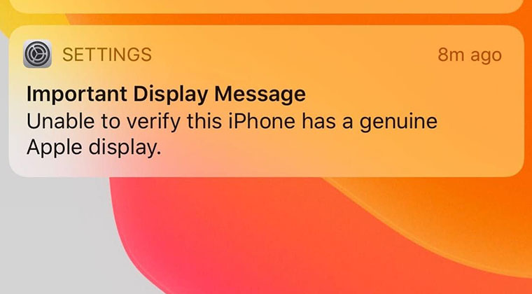 iPhone 11 ve iPhone 11 Pro Sahte Ekran Değişimlerinde Uyarı Gösterecek! 