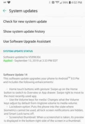 LG V30 Android Pie Güncelleme Almaya Başladı  