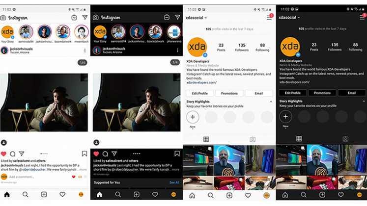 Müjde! Instagram Android Uygulamasına Karanlık Mod Geldi! 