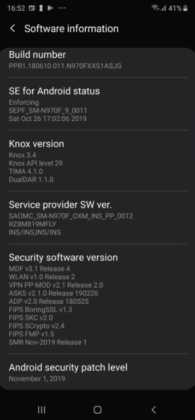 Galaxy Note 10 İçin Yeni Güncelleme Yayınlandı  