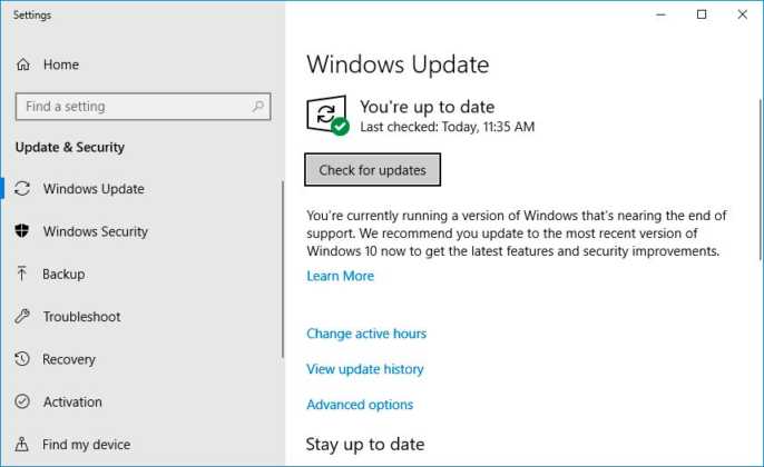 Windows 10 1803 Sürümü Kullanan Kullanıcılar İçin Uyarı Yapıldı  