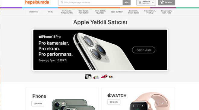Apple'ın Türkiyede Tek Yetkili E-Ticaret Sitesi Hepsiburada Oldu 