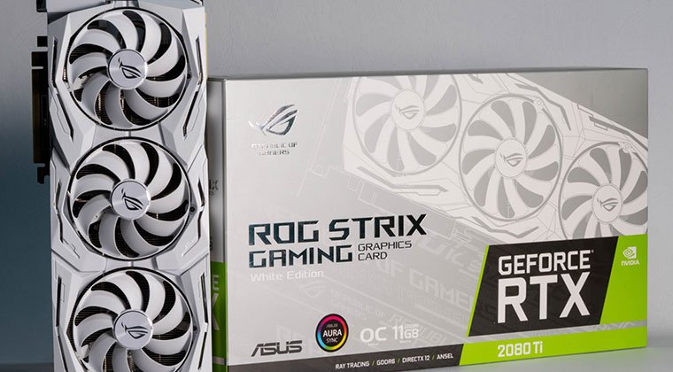 ASUS ROG, Strix GeForce RTX 2080 Ti White Edition Ekran Kartını Duyurdu 