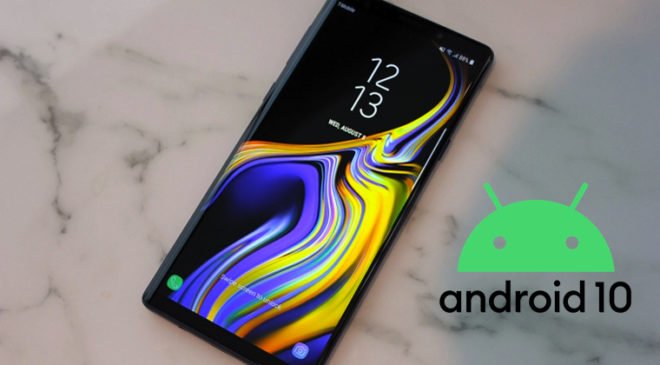 galaxy note 9 android 10