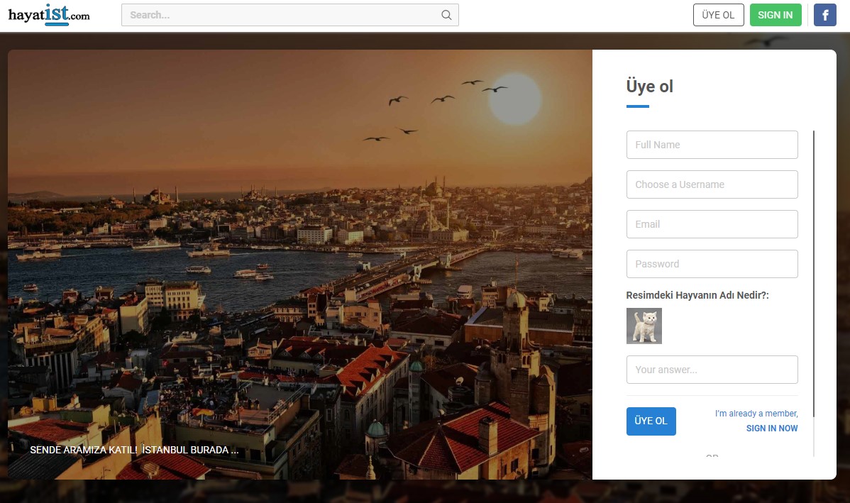İstanbul Sosyal Paylaşım Sitesi 
