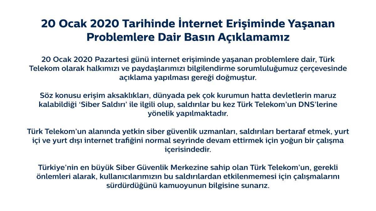 SON DAKİKA: Türk Telekom Basın Açıklaması Yaptı!  