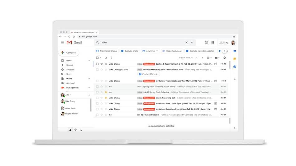 Google, Gmail'de Arama Yapmayı Kolaylaştırıyor  