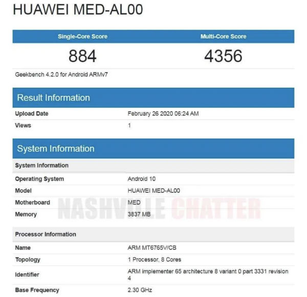 Yeni "MED-AL00" Kod İsimli Huawei Akıllı Telefonu Ortaya Çıktı! 