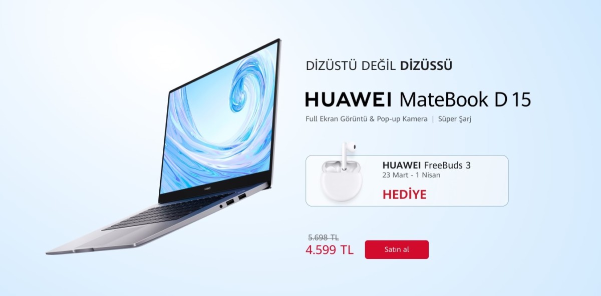 Huawei Online Mağazası Alışverişe Açıldı (Büyük Kampanya Mevcut) 
