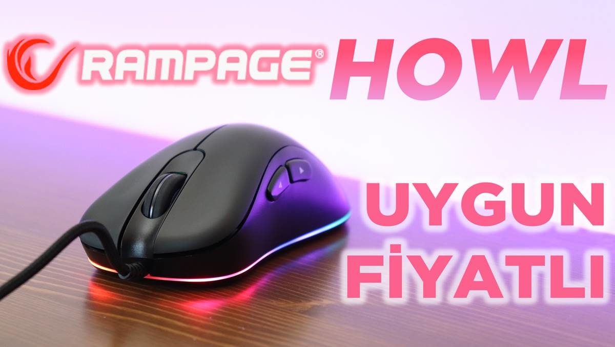 120 TL'ye Makrolu ve RGB'li Oyuncu Faresi: Rampage Howl  