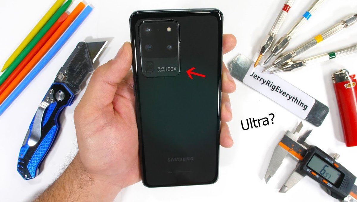 Samsung Galaxy S20 Ultra Dayanıklılık Testi (Video) 