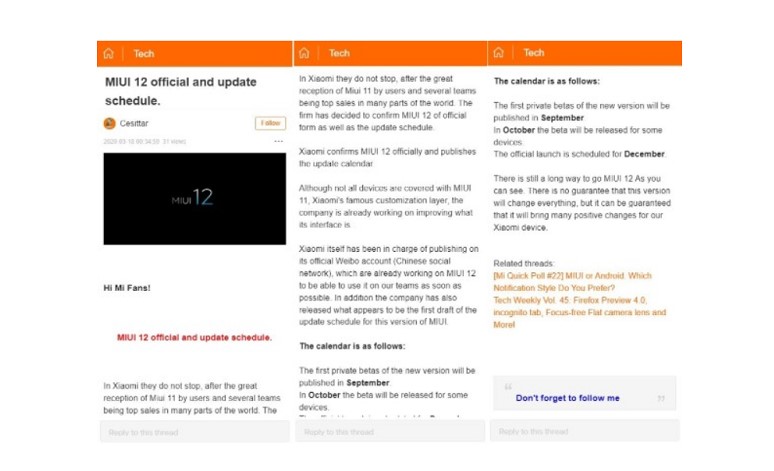 Xiaomi MIUI 12 Güncellemesinin Tarihi Sızdırıldı!  