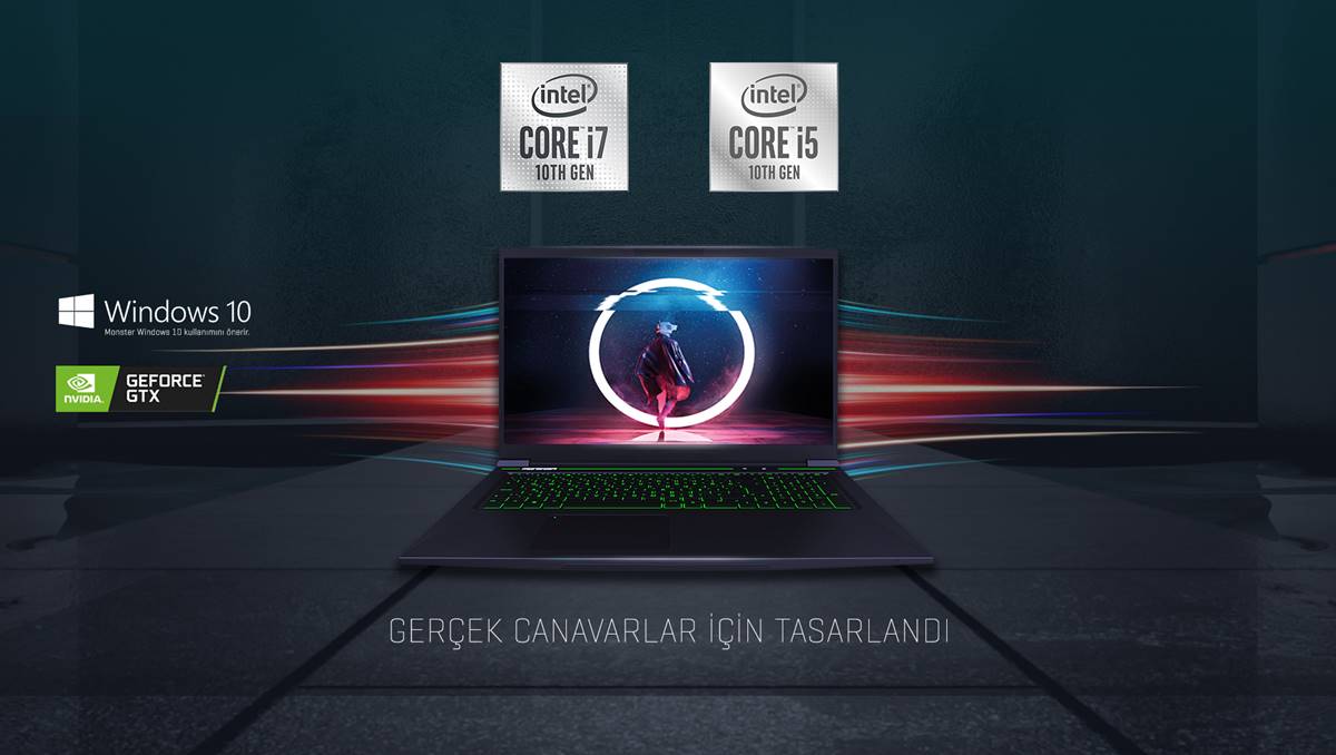 Intel 10. Nesil İşlemcili Monster Notebook’lar Satışta!  