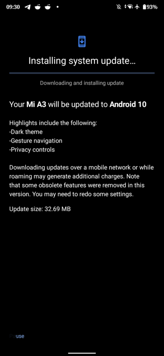 Xiaomi Mi A3, Yeni Bir Android 10 Güncellemesi Aldı 