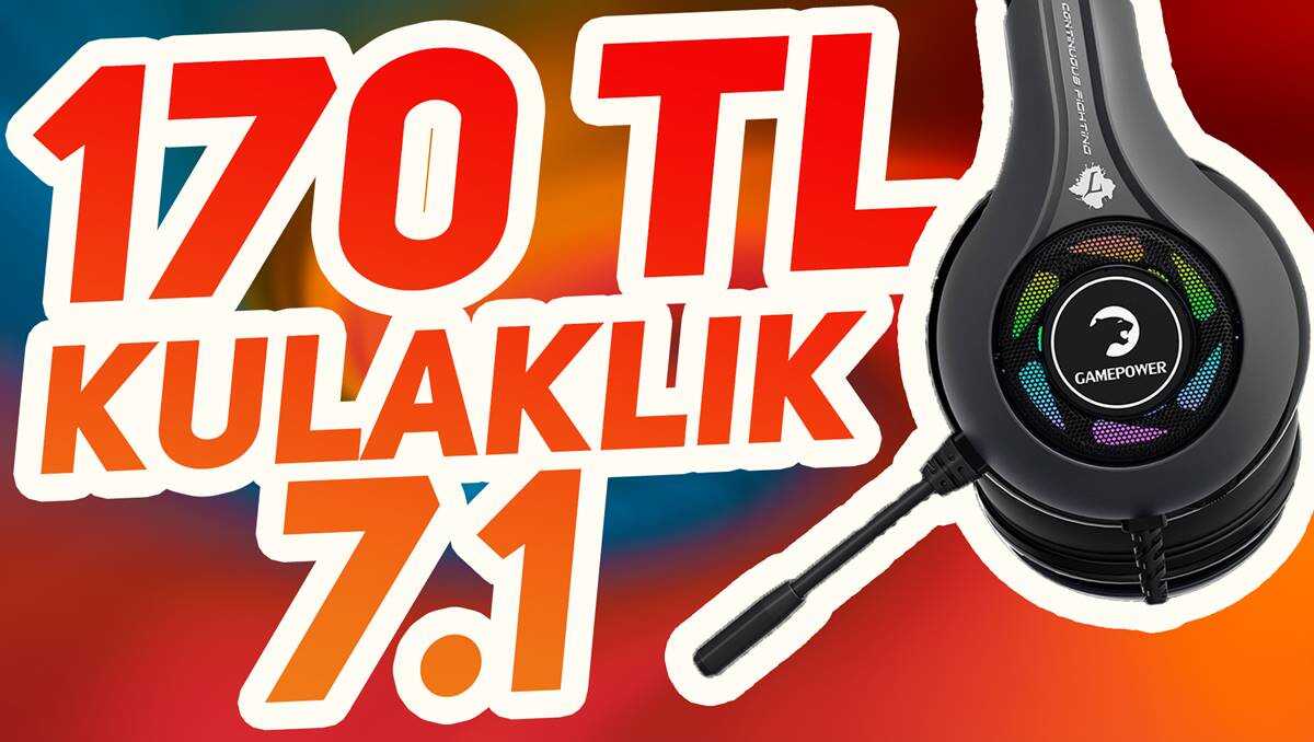 170 TL'lik Oyuncu Kulaklığı: Gamepower Tinker V2 Black İnceleme  