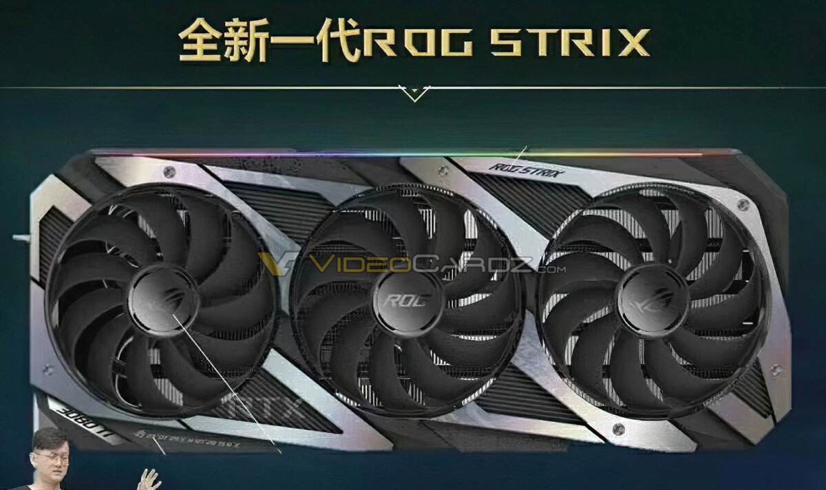 ASUS GeForce RTX 3080 Ti ROG STRIX Tasarımı Ortaya Çıktı 