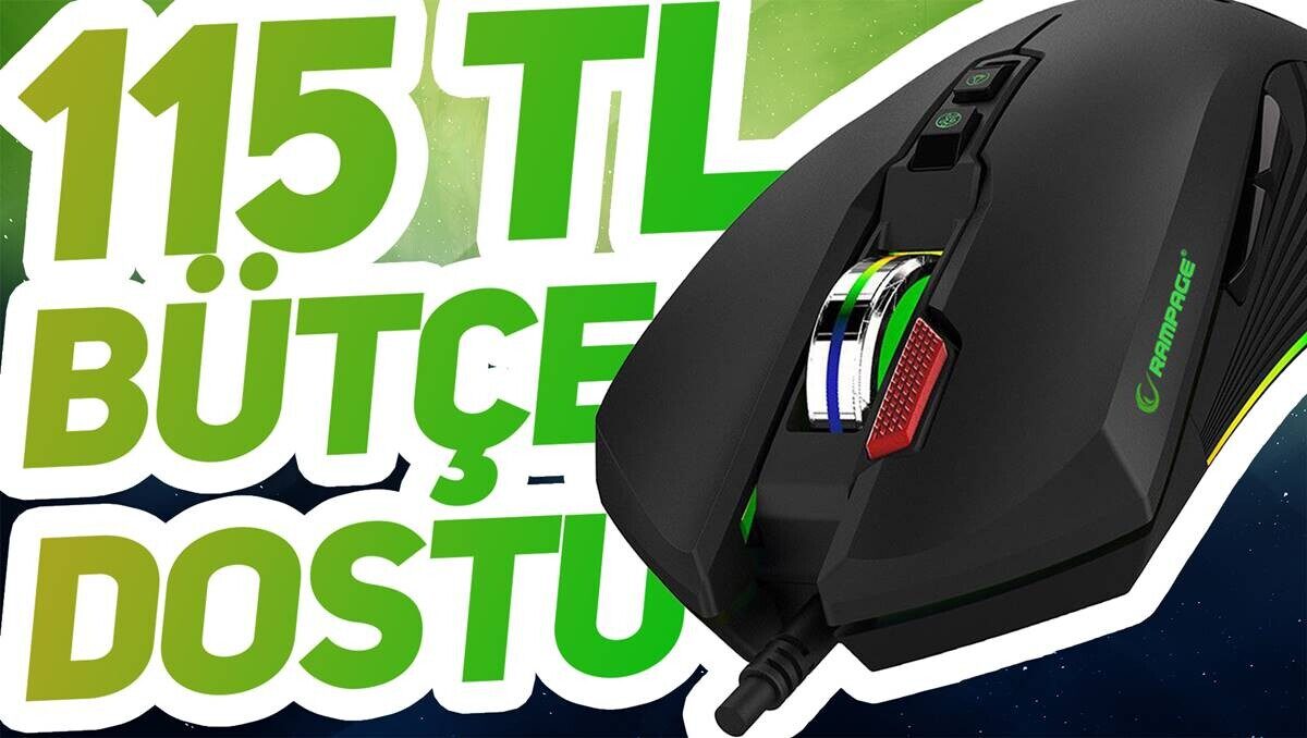 Uygun Fiyatlı Oyuncu Faresi Rampage SMX-R75 STRIKER İnceleme  
