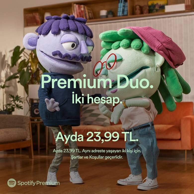 Spotify Duo Paketi Artık Türkiye’de!  
